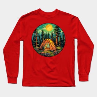 Tent Camping Long Sleeve T-Shirt